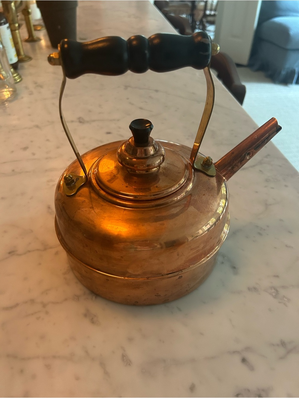 Simplex Kensington Copper Whistling Kettle